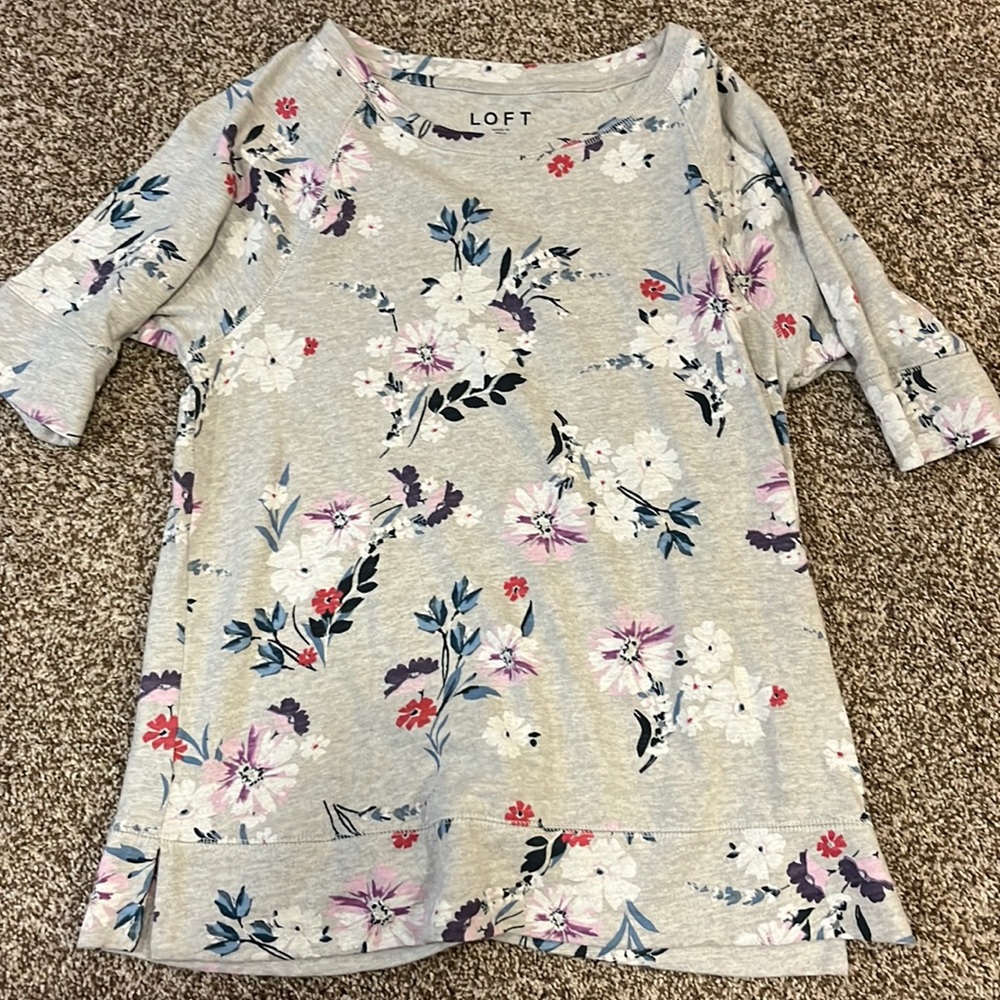Loft floral shirt